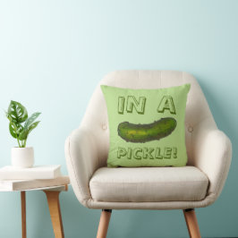 In einem Pickle Funny Green Dill Kosher Pickles dr Kissen