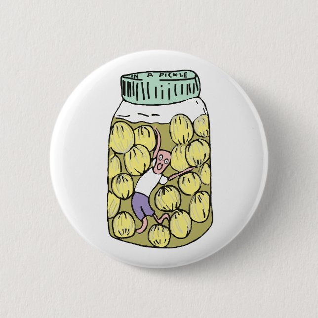 In einem pickligen Zwiebeln. Button (Vorderseite)