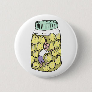 In einem pickligen Zwiebeln. Button