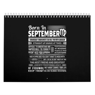In einem September-Jungfrau geborene lustige Gebur Kalender