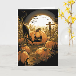 In einem Spooky-Pflaster gefangen Karte