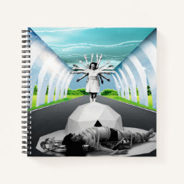 In einem Traum gehackt Notizbuch