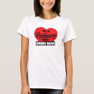 In einem Verhältnis zu grünen Bohnen grüne Bean T-Shirt