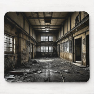 In einem verlassenen Bahnhof  Mousepad