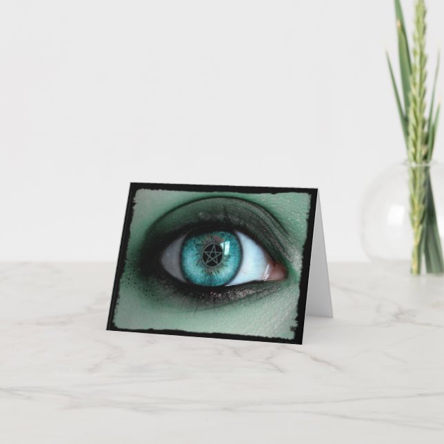 In einer Augennotizkarte Karte (Vorderseite)