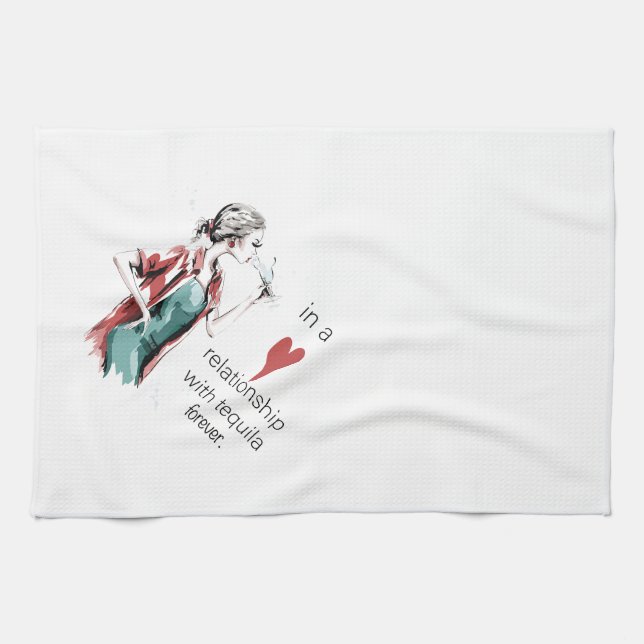In einer Beziehung Geschirrtuch (Horizontal)