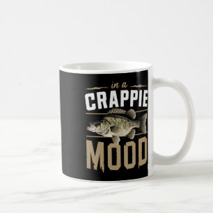 In einer Crappie-Laune Lustiger Fischfang Kaffeetasse