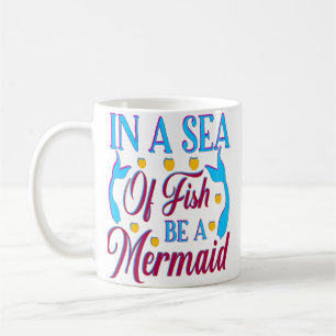 IN EINER FISCHEREI IST EIN MERMAID  KAFFEETASSE
