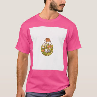 In einer Flasche sonnen T-Shirt