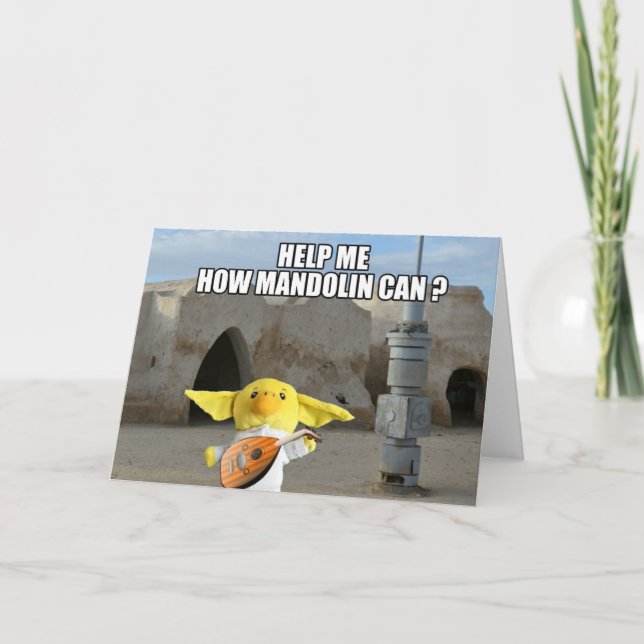 In einer Galaxie weit weg, weit weg Karte (Vorderseite)