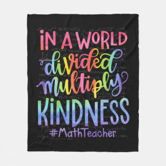 In einer geteilten Welt multiplizieren Kindness Ma Fleecedecke