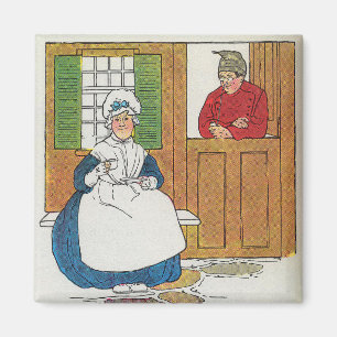 In einer Hütte in Fife lebte ein Mann und seine Eh Magnet