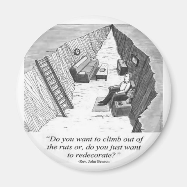 In einer Rut stecken Magnet (Vorne)