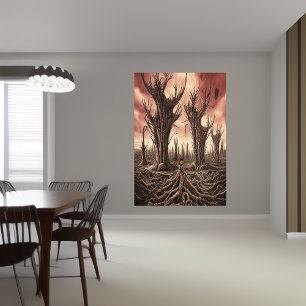 In einer toten Welt   AI Art Poster