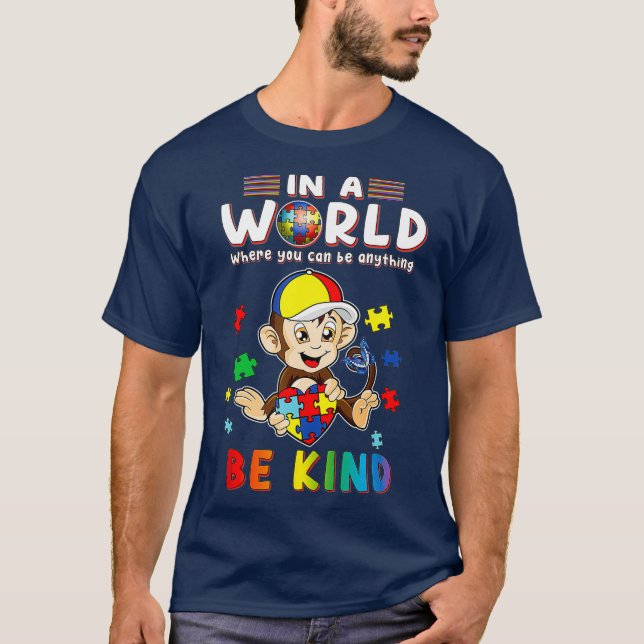 In einer Welt, in der jeder Affe sein kann T-Shirt (Vorderseite)
