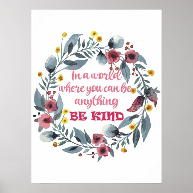 In einer Welt, in der man alles irgendwie sein kan Poster (Vorne)