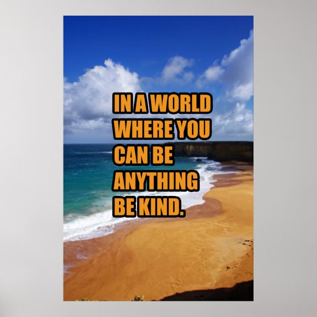 In einer Welt, in der man alles irgendwie sein kan Poster (Vorne)