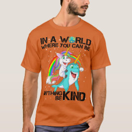 in einer Welt, in der man alles irgendwie sein kan T-Shirt