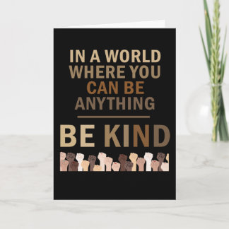 In einer Welt, in der man alles sein kann Karte