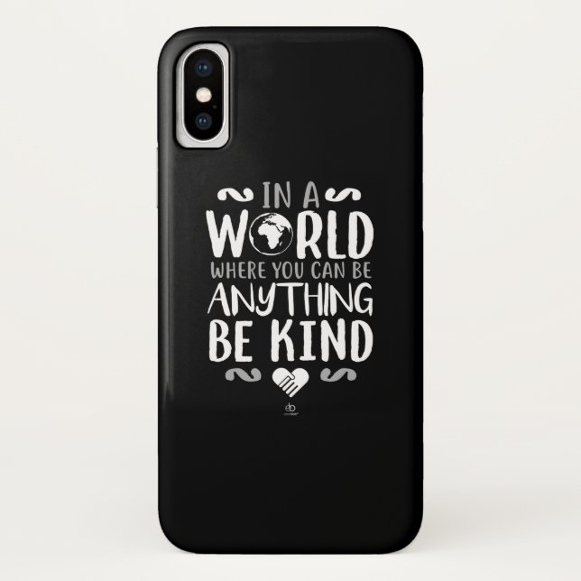 In einer Welt, in der Sie nettes Geschenk sein Case-Mate iPhone Hülle (Rückseite)