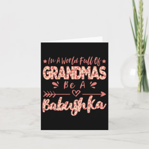In einer Welt voller Grandmas ist ein Bybuschka Ru Karte