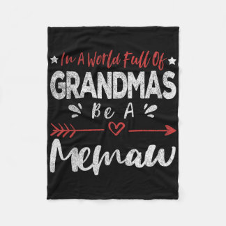 In einer Welt voller Grandmas sei ein Gedächtnis f Fleecedecke