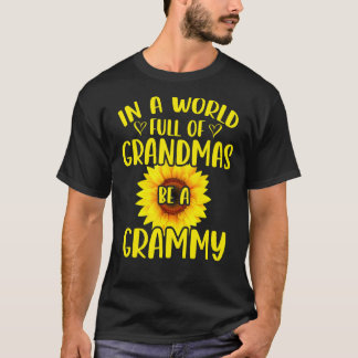 In einer Welt voller Grandmen ist eine graue Sonne T-Shirt