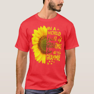 In einer Welt voller Großmas Grammie Sonnenblume  T-Shirt