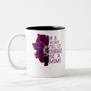 In einer Welt voller Großmassen ist ein Mimi-Anem Zweifarbige Tasse