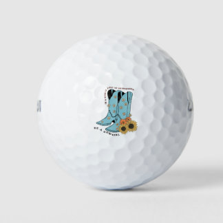 In einer Welt voller Prinzessinnen ein Cowgirl Boo Golfball