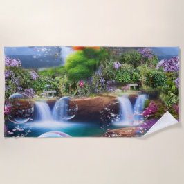 In einer wunderbaren Welt lebe ich Strandtuch