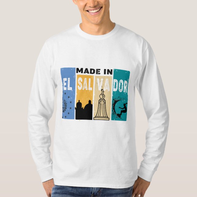 IN EL SALVADOR GEMACHT T-Shirt (Vorderseite)