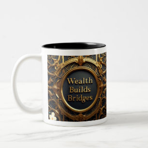 "In Erfolg investieren" Zweifarbige Tasse