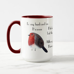 In Erinnerung an Ehemann/Ehefrau/Schwester/Bruder Tasse