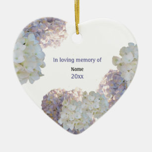 In Erinnerung an ein liebes Blumendekor Keramik Ornament