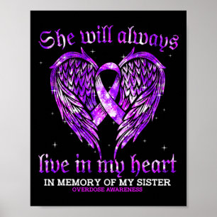 In Erinnerung an meine Schwester Überdosierung Bew Poster