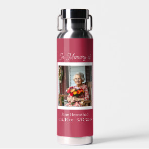 In Erinnerung Foto-Andenken-Geschenk Trinkflasche