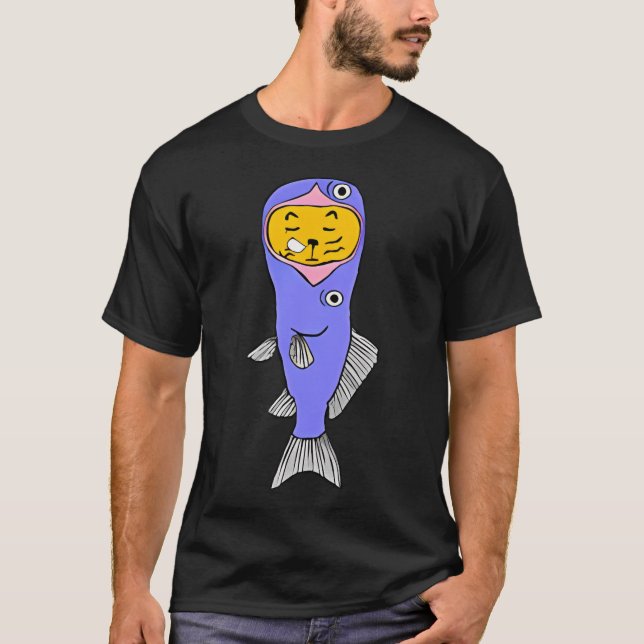 In Fisch eingewickelt T-Shirt (Vorderseite)