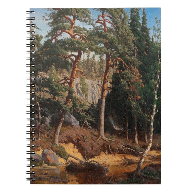 "In Forest"-Notizbuch Notizblock (Vorderseite)