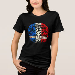 In Frankreich verwurzeltes patriotisches Erbe T-Sh Tri-Blend Shirt