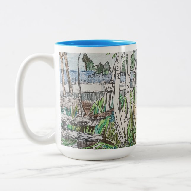 In freier Tasse (Links)