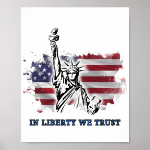 In Freiheit vertrauen wir Poster