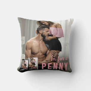 In für ein Penny-Throw-Kissen Kissen