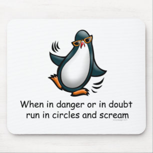 In Gefahr oder im Zweifel Mousepad