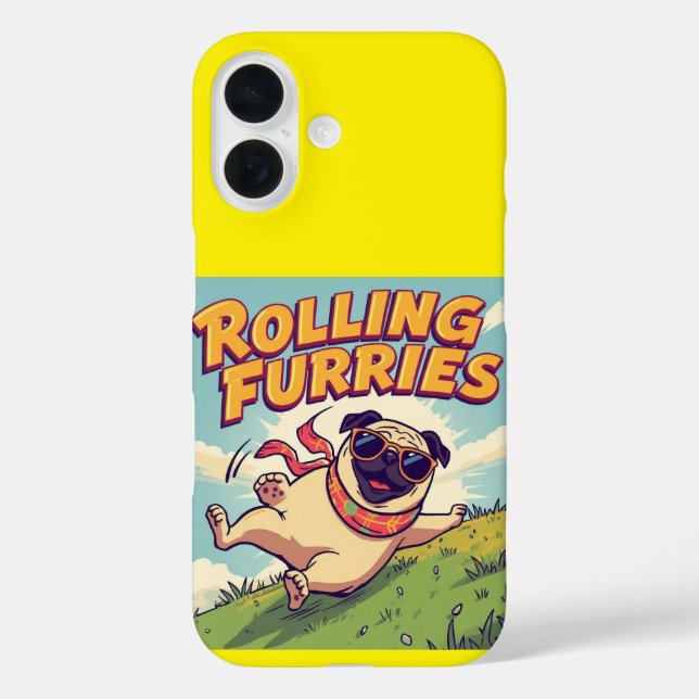 In Glück hinein iPhone 16 Hülle (Rückseite)
