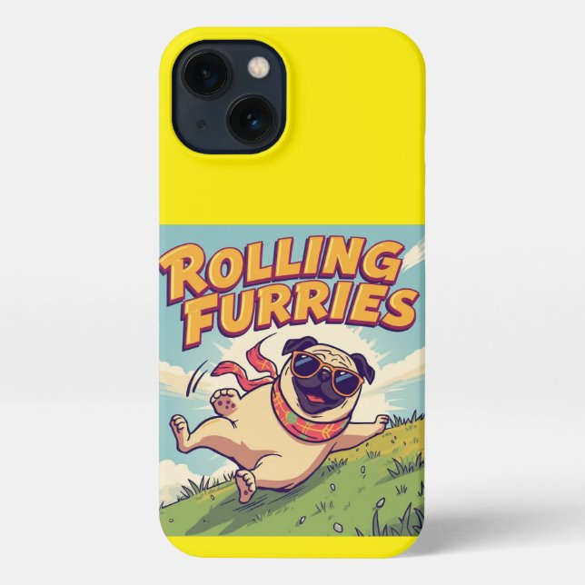 In Glück hinein iPhone Hülle (Rückseite)