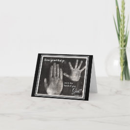 In Gods Hands Inspiration LDS Notecard Karte