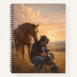 In Good Company | Cowboy Horse Dog | Notizbuch