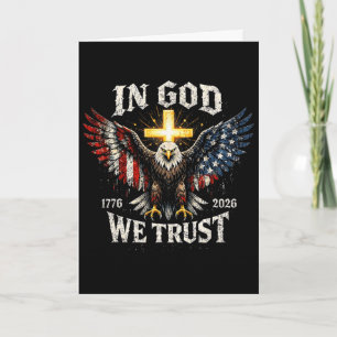 In Gott Vertrauen Wir 250 Jahre Freiheit Usa Adler Karte