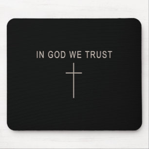 In Gott vertrauen wir Niedlichen Christlichen Mini Mousepad